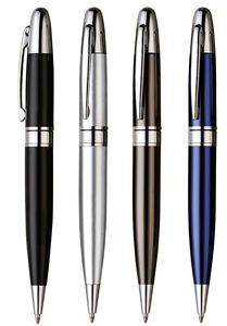 उदय काले मोटी स्टेनलेस स्टील पार्कर शैली फिर से भरना लक्जरी धातु बॉल पेन - Product Image 2