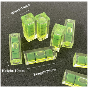 Nível de Bolha <span class=keywords><strong>Mini</strong></span> Quadrado 10x10x29mm, Nível de Bolha Pequeno Não Magnético, Ferramentas de Medição de Precisão - Product Image 6