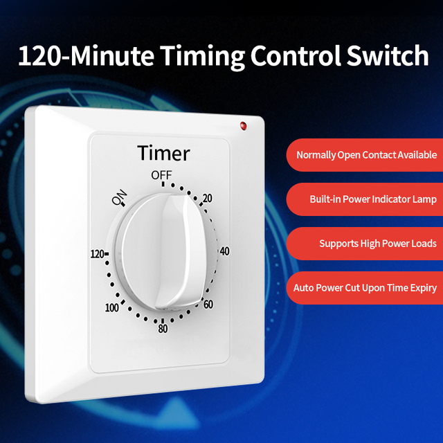 High Quality White Pump Multi-function Mechanical Automatic Timer Switch Manual 2000W for Home Appliances
