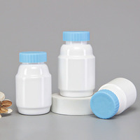 Bouteille d'emballage en plastique pour pilules de vitamines et compléments alimentaires avec logo personnalisé 200 ml 250 ml 300 ml