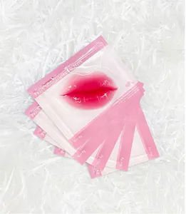 2020 Hochwertige OEM Private Label Luxus Feuchtigkeit creme Kollagen Kristall Lippen maske für die Hautpflege