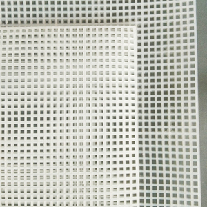 Factory supplies large plastic canvas mesh sheet for craft door mat home decor idea