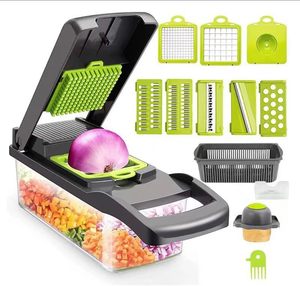 14 in 1 Portable Manual Fruit <b>Vegetable</b> Cutter Onion Dicer Veggie Slicer Kitchen Accessories Tools <b>Vegetable</b> Slicer - Product Image 1