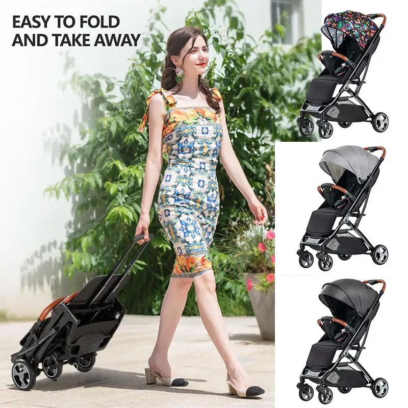 good light weight golden 1 piece pushchair and baby stroller with baby stroller new model