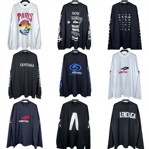 <span class=keywords><strong>Paris</strong></span> B House Version Authentique SS24 Coton Classique Logo en Ruban Édition Limitée Effet Vieilli Coupe Ample Unisexe Manches Longues - Product Image 2