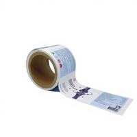 Autocollants holographiques personnalisés, durables, imperméables, pour produits de soins oculaires, avec estampage sophistiqué en feuille d'argent