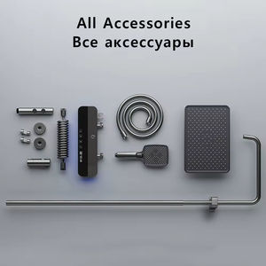 Vanne murale en céramique à affichage LED Offre Spéciale hôtels de luxe robinet thermostatique numérique intelligent 3 jets de massage Pause appartements - Product Image 5