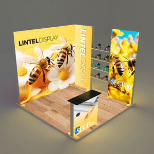 Stand <span class=keywords><strong>de</strong></span> Exhibición Lintel <span class=keywords><strong>3x3</strong></span> con Retroiluminación, Pantallas para Ferias Comerciales, Caja <span class=keywords><strong>de</strong></span> Luz Modular, Caja <span class=keywords><strong>de</strong></span> Luz LED Portátil, Stand <span class=keywords><strong>de</strong></span> Exhibición - Product Image 1