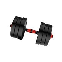 Vente flash Haltères réglables en ciment Feifanhongyu 10 kg-50 kg Ensemble de barres avec plaques de poids Équipement de musculation à domicile