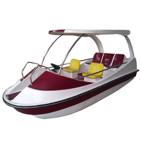 Bateau électrique de haute qualité pour 5 personnes avec fonction de vidange automatique pour un usage commercial, parc d'attractions le plus vendu