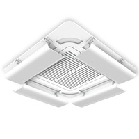 Deflector de viento de máquina de techo de parabrisas de aire acondicionado central para piezas de aire acondicionado de bloque de soplado directo