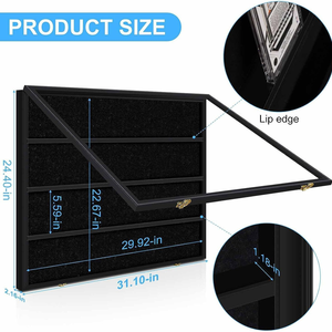 Expositor de Tarjetas Deportivas de la Copa <span class=keywords><strong>Mundial</strong></span> de Fútbol, <span class=keywords><strong>Caja</strong></span> de Exhibición de Tarjetas de Béisbol, Expositor de Pared para Tiendas de Recuerdos, Soporte de Exhibición de Tarjetas de Fútbol - Product Image 3