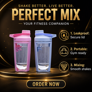 Bouteille shaker à protéines en plastique avec logo personnalisé, anti-fuite, gobelet mélangeur, bouteille d'eau pour la gym, idéale pour boire directement - Product Image 5