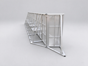 Barrière de sécurité portable en aluminium pour événements, concerts en plein air, séparation des foules - Product Image 1