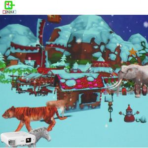 Hot-selling God Pen Painting 3D Holographic Interactive <b>Slide</b> <b>Projector</b> 1920X1080 Resolution Metal Shell for Education Store Use - Product Image 6