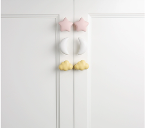 컬러풀 구름 손잡이 단일 구멍 어린이 옷장 캐비닛 문 또는 주방/침실용 서랍 손잡이 - Product Image 6