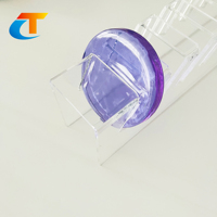 Verre cristal violet en billettes, matière première transparente de qualité supérieure pour la fonte à la cire perdue
