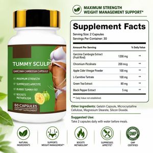 Capsules de perte de poids à base de plantes Vitamin D Rest Reset Blend - Pilules amincissantes pour adultes, antioxydant, réduction de la <span class=keywords><strong>graisse</strong></span>, complément beauté - Product Image 5
