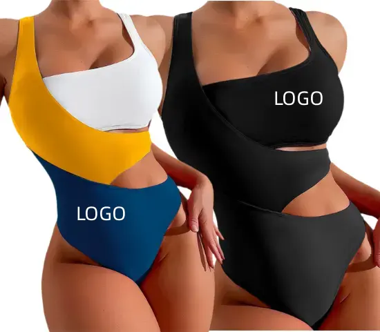 Ultima vendita calda a forma di donne conservatrici Beachwear costume da bagno a due pezzi Bikini Sexy personalizzato