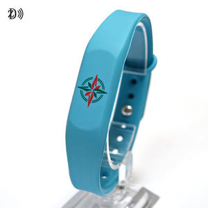 맞춤형 웨어러블 <span class=keywords><strong>NFC</strong></span> 팔찌 <span class=keywords><strong>NTAG215</strong></span> RFID 실리콘 손목밴드 QR 코드 팔찌 비접촉 결제용 - Product Image 4