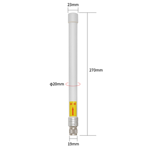 Antena de comunicación de fibra de vidrio omnidireccional para exteriores de banda ancha VHF/UHF/ GSM 30-1000MHz - Product Image 4