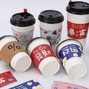 Fundas Personalizadas para Vasos de Doble Pared, Reciclables y Ecológicas, Reutilizables para Café Caliente y Agua Mineral - Product Image 2