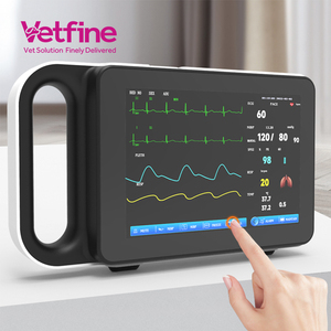 다중 매개변수 휴대용 환자 모니터 <span class=keywords><strong>ECG</strong></span> 파형 전기파 검사 치료 수의학 생체 신호 모니터 - Product Image 3
