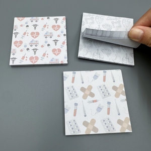 Notas Adhesivas Médicas para Doctores, Bloc de Notas Autoadhesivas con Temática Médica, Bloc de Notas Pequeño para Enfermeras - Product Image 1
