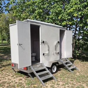 Vip xách tay nhà vệ sinh Trailer tùy chỉnh di động phòng tắm phòng tắm cắm trại nhà vệ sinh Trailer luxurytoilet cho các sự kiện ngoài trời - Product Image 1