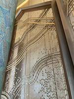 Écran en fibre de verre de cloison de verre de profil en aluminium de conception moderne pour la fenêtre intérieure en verre fixe de maison pour la cuisine chambre à coucher