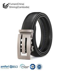 Ceinture en cuir véritable de peau de vache décontractée pour hommes de haute qualité avec boucles en alliage solide directement du fabricant du Cambodge - Product Image 3