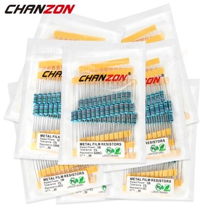 50pcs 36 giá trị 1W 1% 0.1ohm - 1M <span class=keywords><strong>ohm</strong></span> kim loại phim điện Trở 1Watt độ chính xác cao MF cố định 470 1K 2.2K 4.7k 10K 100k 220k 4R7 2K2 - Product Image 5