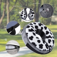 Collier de protection gonflable pour animaux de compagnie, pour chats et chiens, collier E souple et réglable pour la récupération post-chirurgicale et le jeu