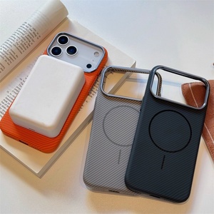 Funda Protectora Premium de Fibra de Carbono Antiarañazos para iPhone 17 Pro Max 16 15 14, Magnética - Product Image 2