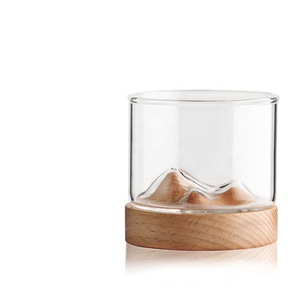 <span class=keywords><strong>Verre</strong></span> <span class=keywords><strong>à</strong></span> whisky créatif avec support en bois, style japonais, pour <span class=keywords><strong>rhum</strong></span>, liqueur, bière, vin, design montagne, <span class=keywords><strong>dégustation</strong></span>, vaso - Product Image 2