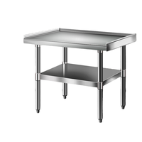 Meja Peralatan Dapur Stainless Steel Dua Tingkat yang Dapat Disesuaikan untuk Hotel dan Dapur Luar Ruangan
