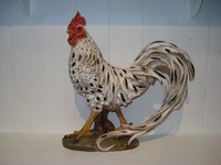 Penanam Ayam Resin Buatan Tangan Dekorasi Luar Ruangan Pot Bunga Polyresin Pot Bunga Kustom