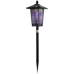 Solar Mosquito Killer Light Outdoor Garden <b>Pest</b> <b>Control</b> Electric Bug Zapper Waterproof Plastic Stake Mount - Product Image 1