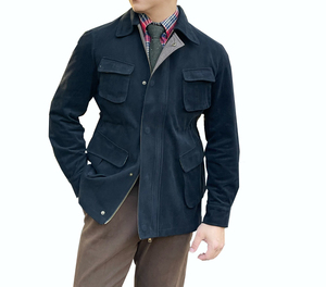 Nuova <span class=keywords><strong>Giacca</strong></span> Safari <span class=keywords><strong>da</strong></span> Caccia per <span class=keywords><strong>Uomo</strong></span>, Stile Retrò Invernale, per Pendolarismo e Attività all'Aperto, <span class=keywords><strong>a</strong></span> <span class=keywords><strong>Righe</strong></span>, Riscaldata, Antivento, in Lana, Modello Ampio - Product Image 3