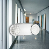 2026 Beliebte Stile für Flurhotels: Wiederaufladbare Lithium-LED-Notfall-Doppelkopflampen mit 3 Stunden Akkulaufzeit und Dimmfunktion