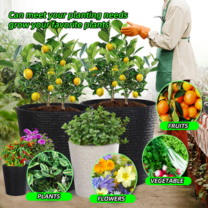 Vente en gros de pots de fleurs ronds pour jardin de pépinière en plastique pour l'<span class=keywords><strong>extérieur</strong></span> - Product Image 4