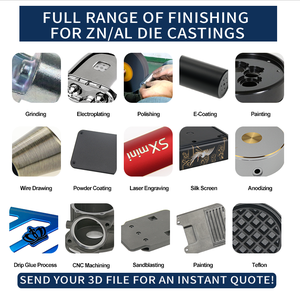 Nhà sản xuất chuyên nghiệp tùy chỉnh OEM độ chính xác cao Hợp kim kẽm chết đúc các bộ phận dịch vụ xuất khẩu kẽm chết đúc các thành phần - Product Image 4