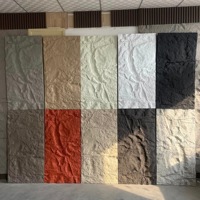 Panneau mural en pierre artificielle PU légère, imitation brique, résistant à l'eau et au feu, certifié REACH, vente en gros OEM