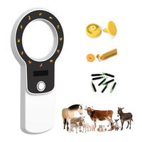 Lector de Microchip RFID Animal Reader 1024, 134.2KHz/125KHz, Escáner Portátil para Perros, Gatos y Mascotas
