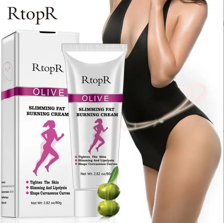 RtopR — crème amincissante à l'huile d'olive, Anti-Cellulite et resserre le corps, perte de poids, mise en forme d'une courbe gracieuse