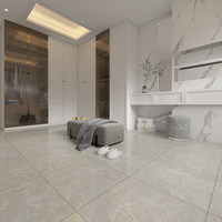 Glasierte Polierte Porzellan-Naturmarmor-Teppich-Keramikfliesen Terrakotta-Boden für Badezimmerwand Simbabwe 600x600mm