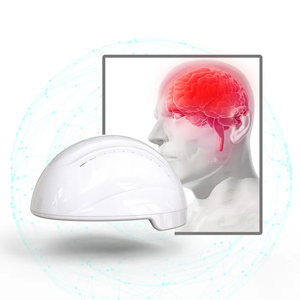 Terapia de fotobiomodulación del cerebro, dispositivo de fisioterapia, cerca del infrarrojo electroestimulación del cerebro, gama neuro