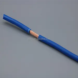 Aislamiento de alambre de cobre revestimiento de material de PVC fabricante PVC PUR XLPE aislado alambre de cobre