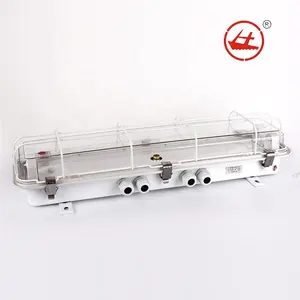 אורות תליון ימיים עמיד למים 2*40w עם כיסוי פלסטיק ומגן מתכת