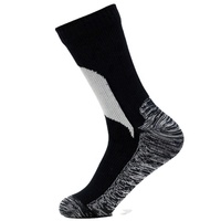 Chaussettes de randonnée en nylon imperméables et respirantes pour hommes, avec logo personnalisé, pour l'hiver, les sports de plein air, le ski et la pêche, grandes tailles, 3 couches